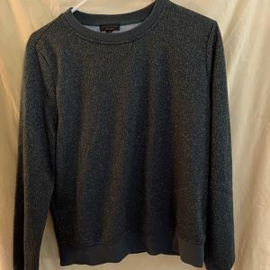 Green and Gold Thread Sweater